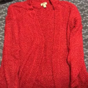 Red sweater